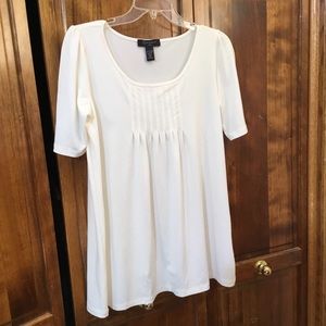 Goes with everything blouse, off white, size MP, stretch